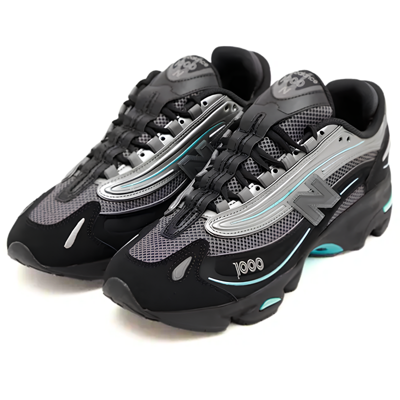 New Balance 1000 Black Teal