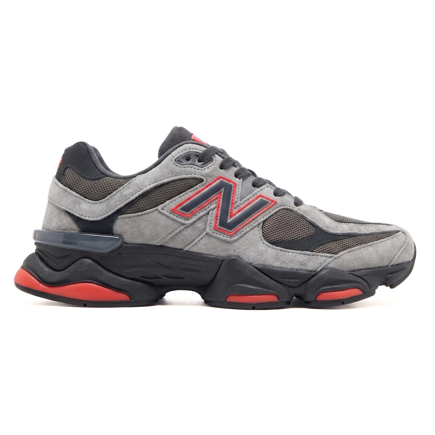 New Balance 9060 Grey Black Red