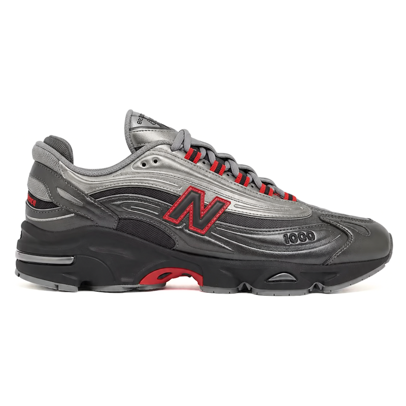 New Balance 1000 Metallic Silver Red