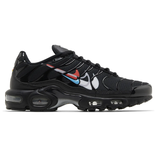 Nike AIR MAX PLUS TN Multi Swoosh Black Bright Crimson