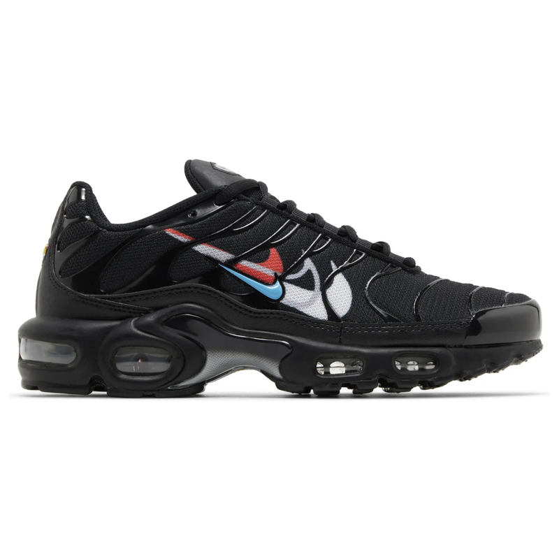 Nike AIR MAX PLUS TN Multi Swoosh Black Bright Crimson