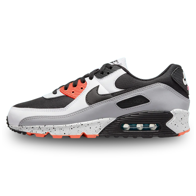 Nike AIR MAX 90 White Turf Orange Speckled