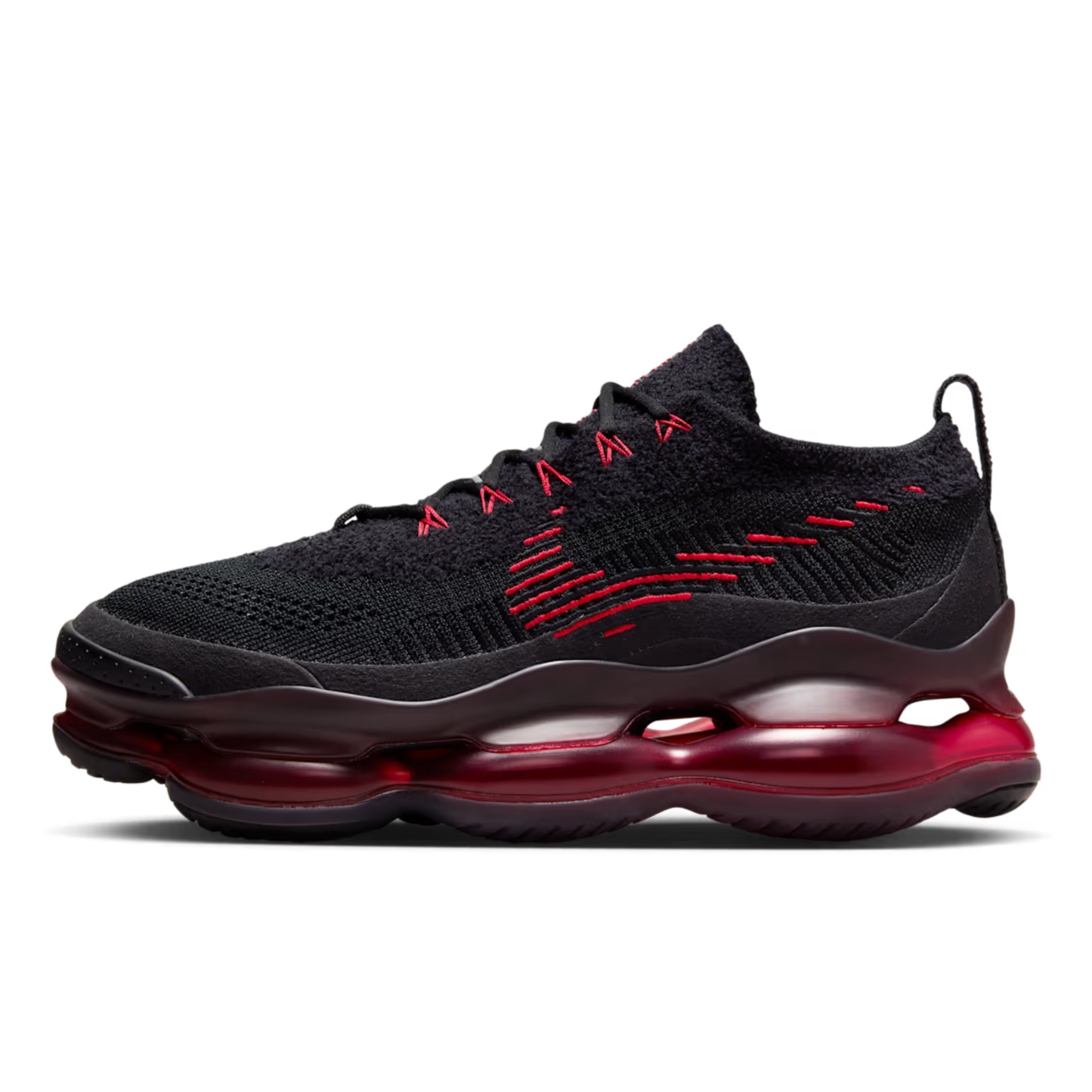 Nike AIR MAX SCORPION Black and University Red