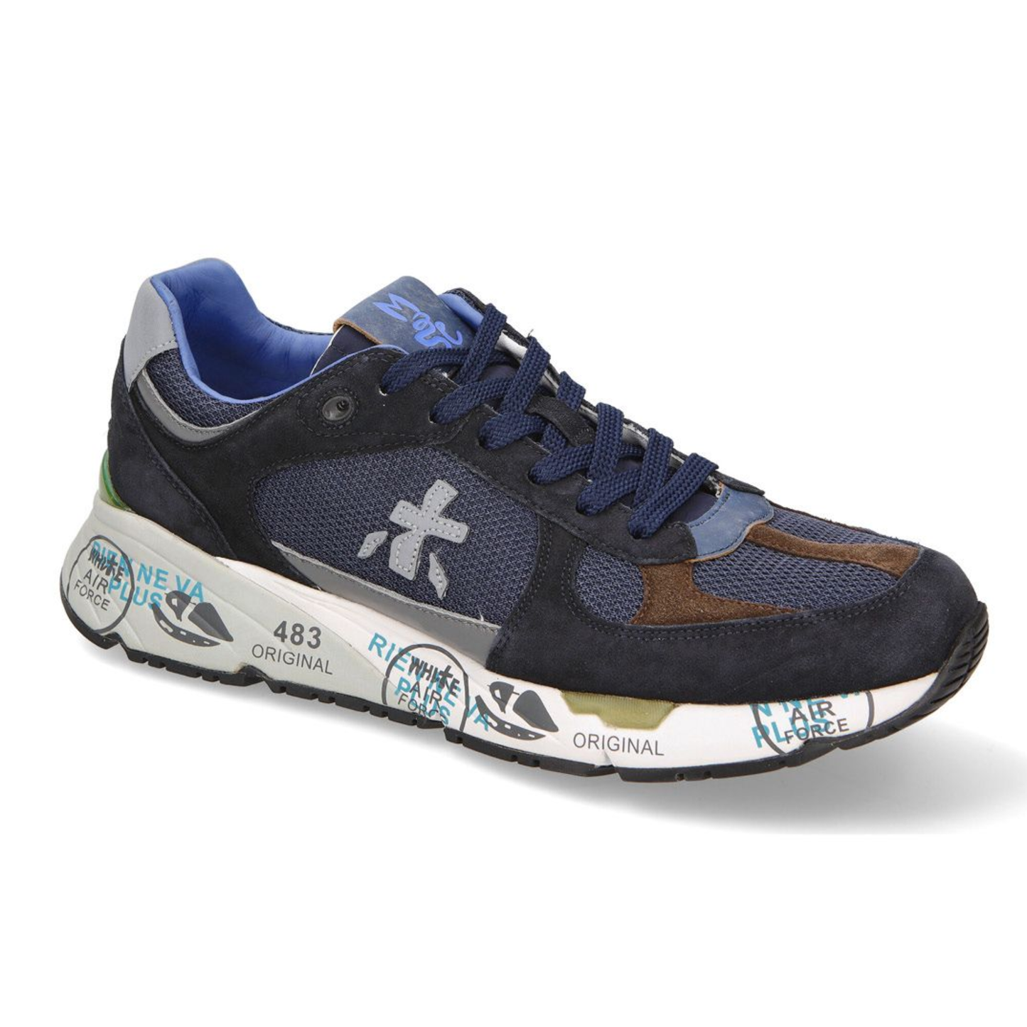 Premiata MASE 6423 Dark Blue/Brown