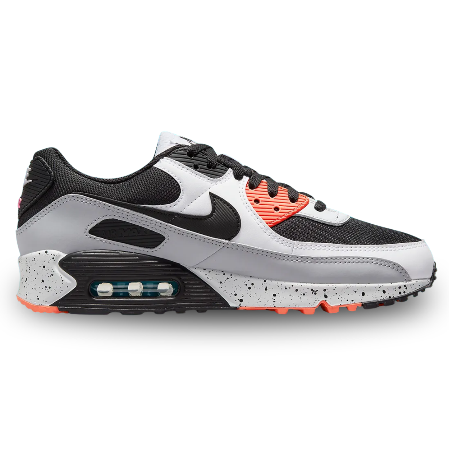 Nike AIR MAX 90 White Turf Orange Speckled