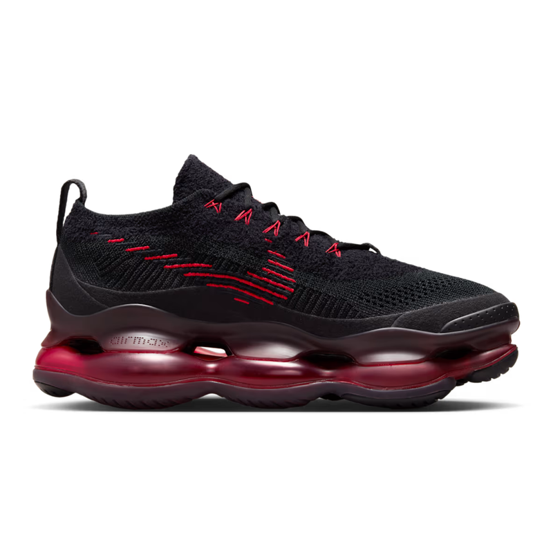 Nike AIR MAX SCORPION Black and University Red