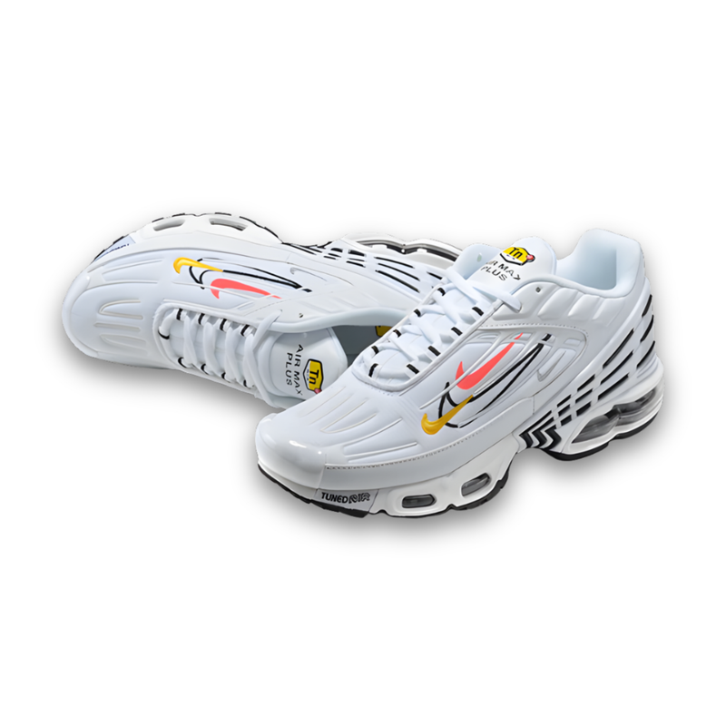 Nike AIR MAX PLUS 3 TN3 Multi Swoosh White