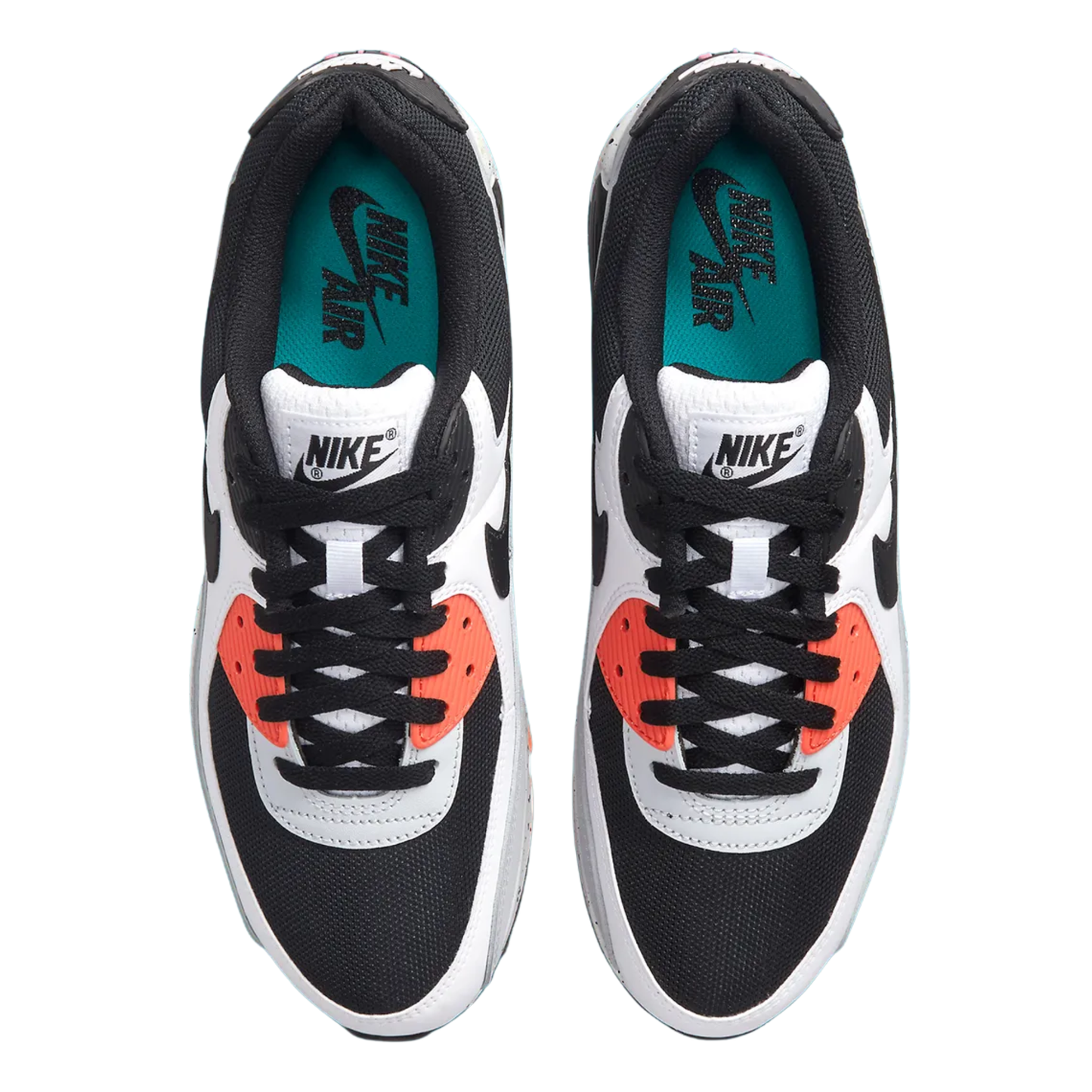 Nike AIR MAX 90 White Turf Orange Speckled