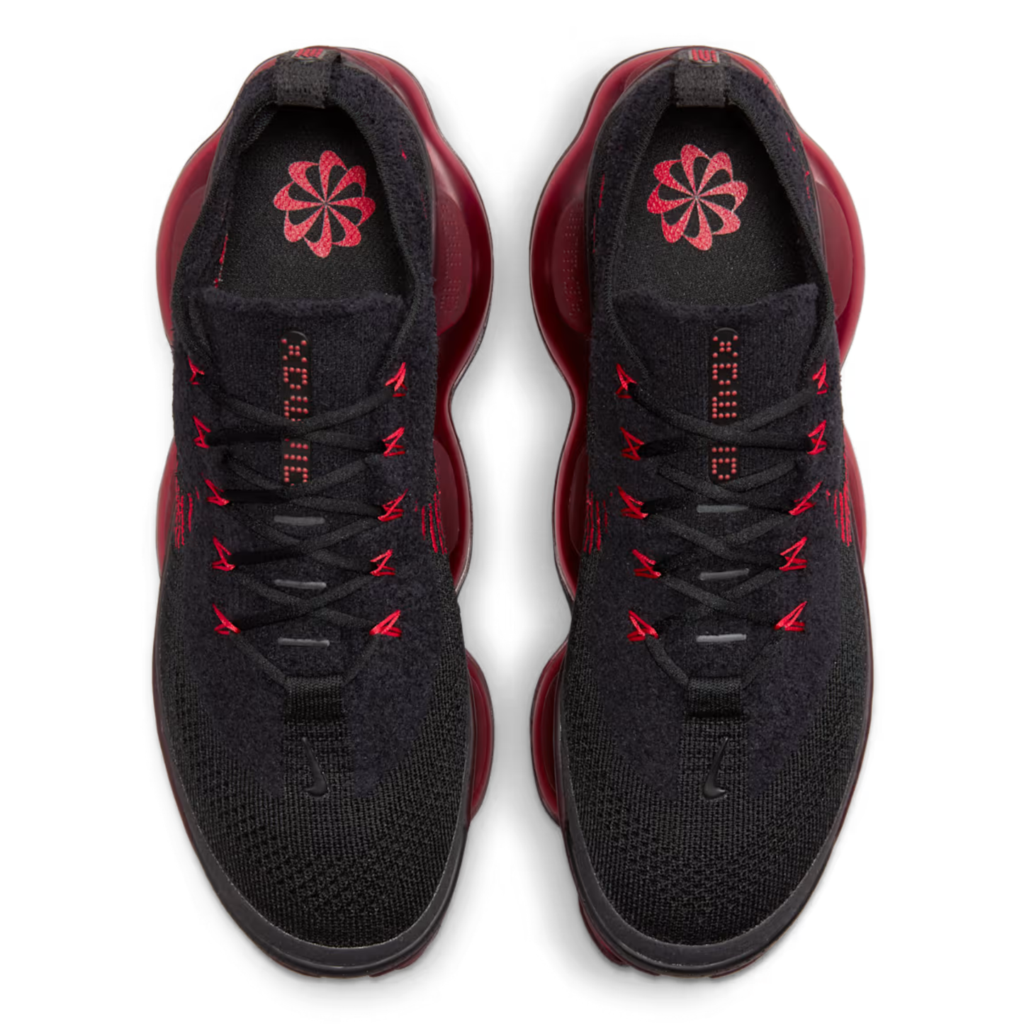 Nike AIR MAX SCORPION Black and University Red