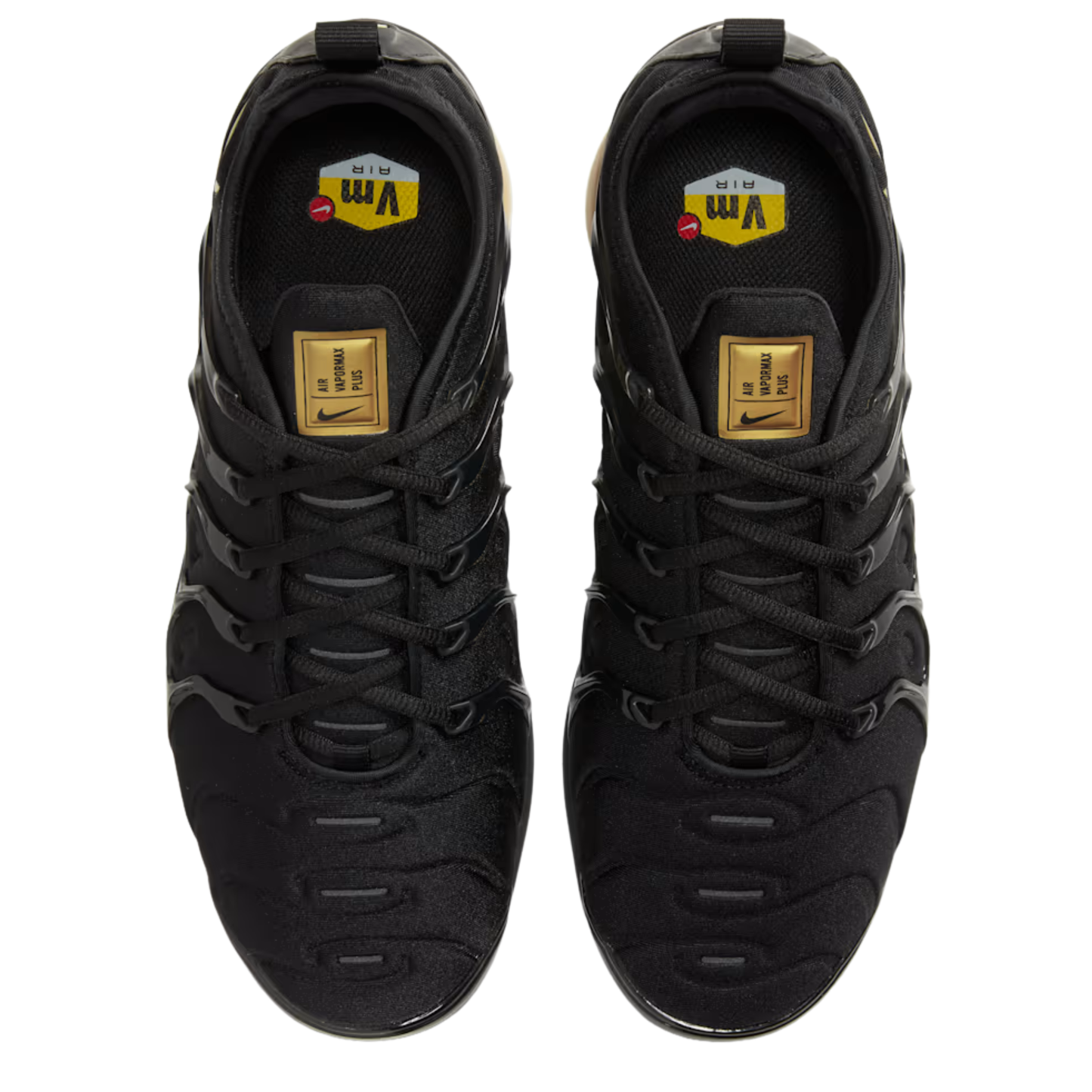 Nike AIR VAPORMAX PLUS Black Metallic Gold
