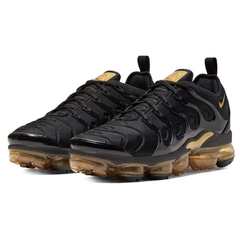 Nike AIR VAPORMAX PLUS Black Metallic Gold