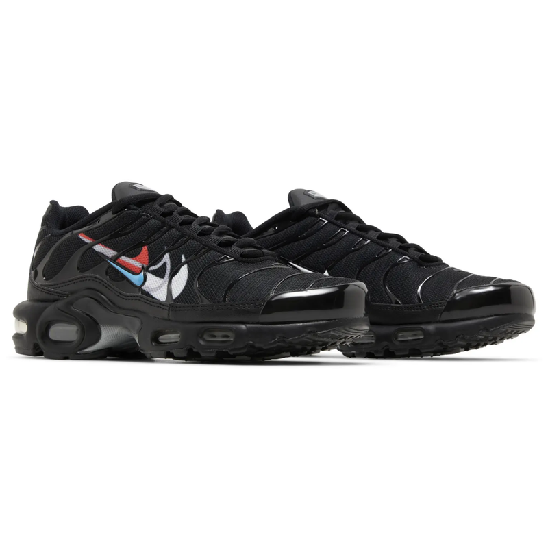 Nike AIR MAX PLUS TN Multi Swoosh Black Bright Crimson